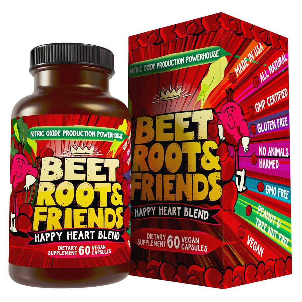 Hippie Farms Beet Root Capsules for Circulation - 60 Capsules