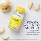 SOLARAY Organic Garlic 560 mg - 100 Vegetarian Capsules - image 3