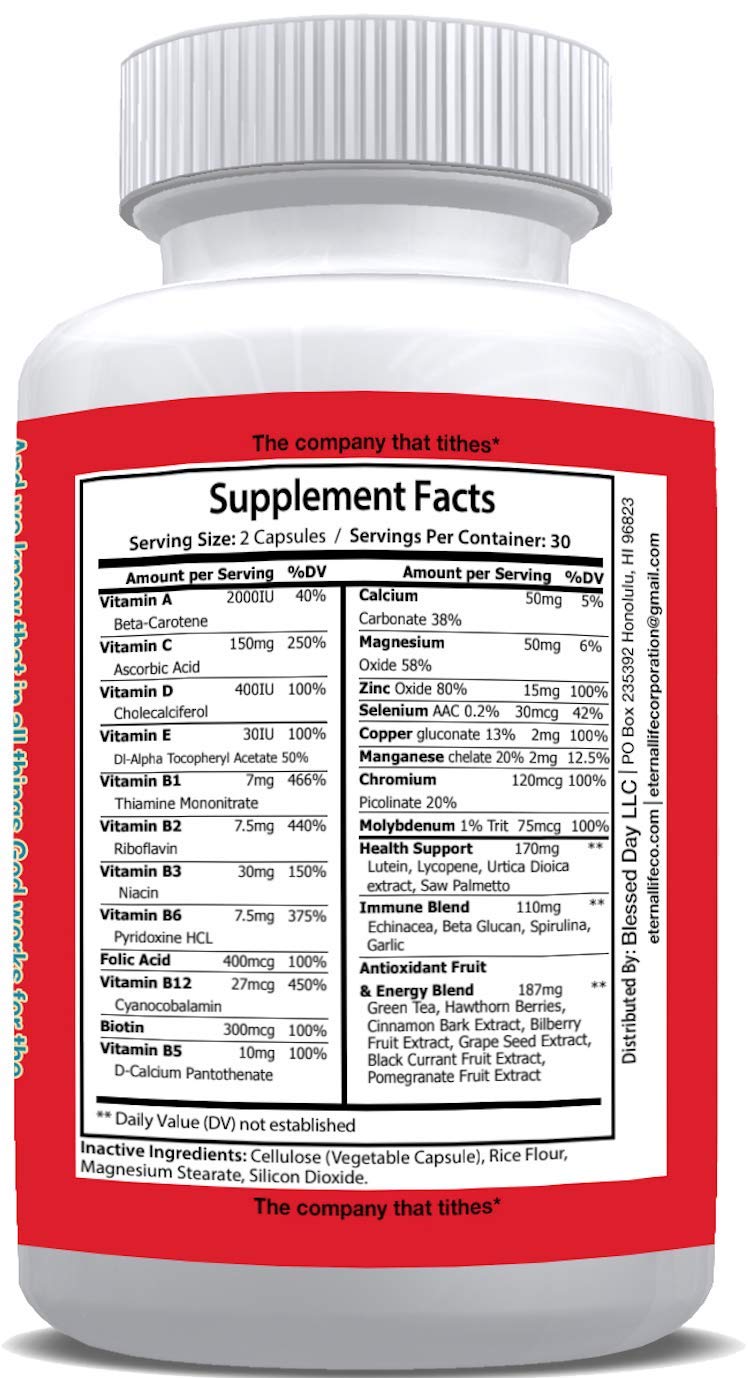 BeBlessed Vitamins Advanced Multivitamin - 1 Count - image 2