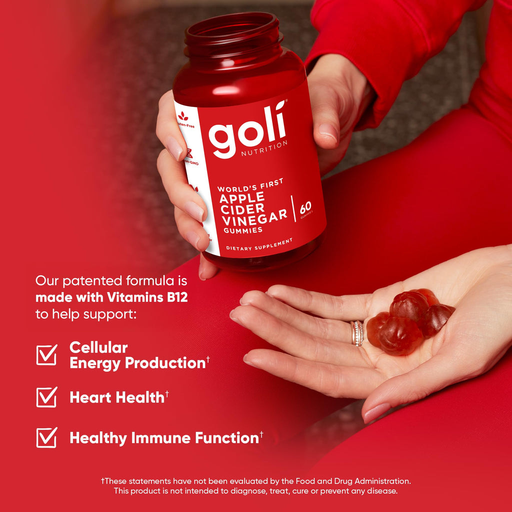Goli Apple Cider Vinegar Gummies - Worlds First ACV Gummy