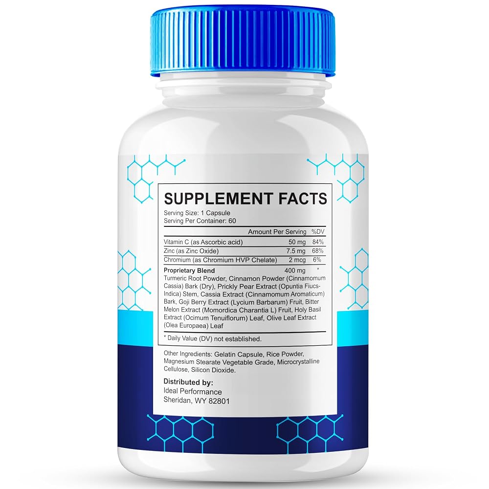 IDEAL PERFORMANCE Gluctose Blood Support Formula - 180 Capsules - image 2