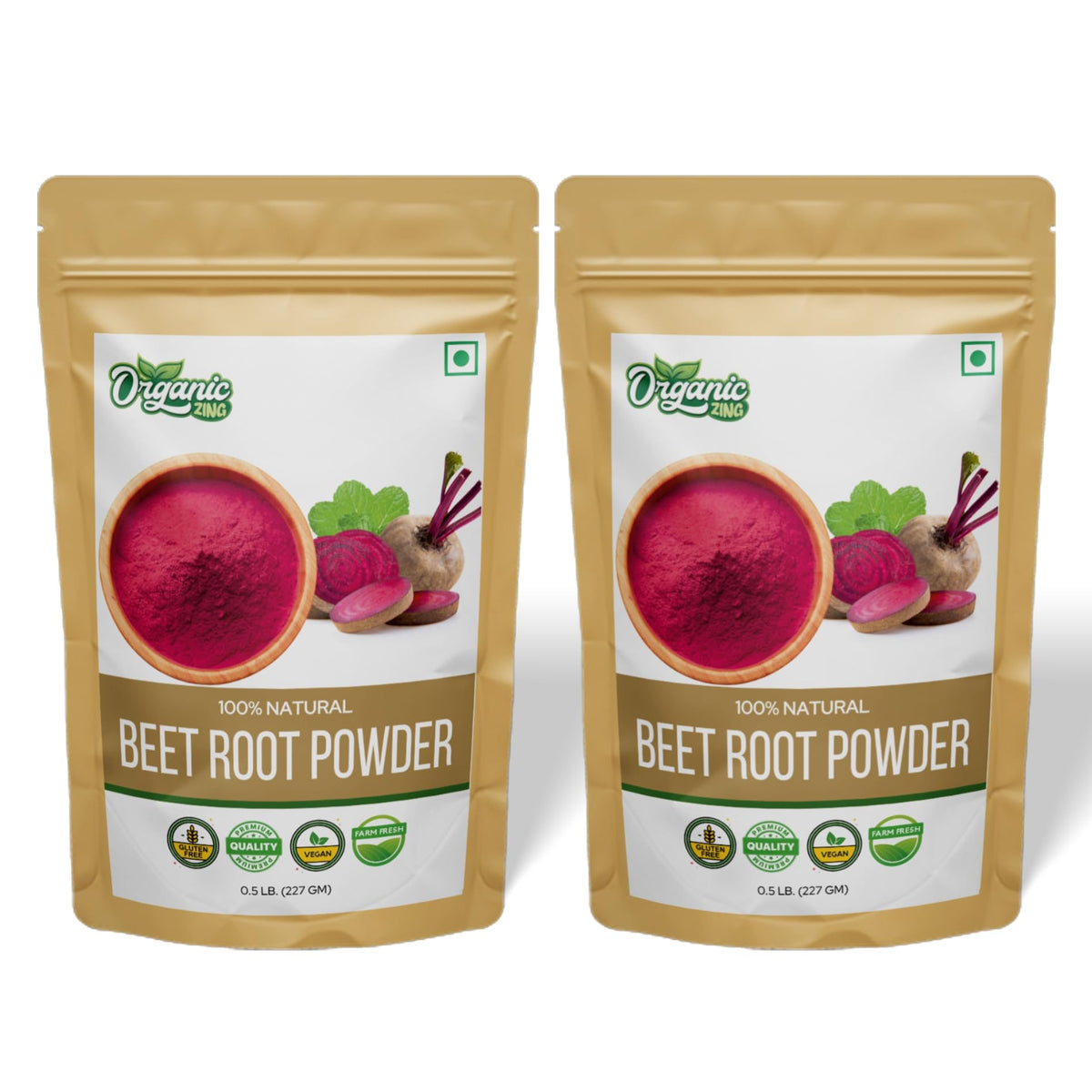 ORGANIC ZING Organic Beetroot Powder - 227g