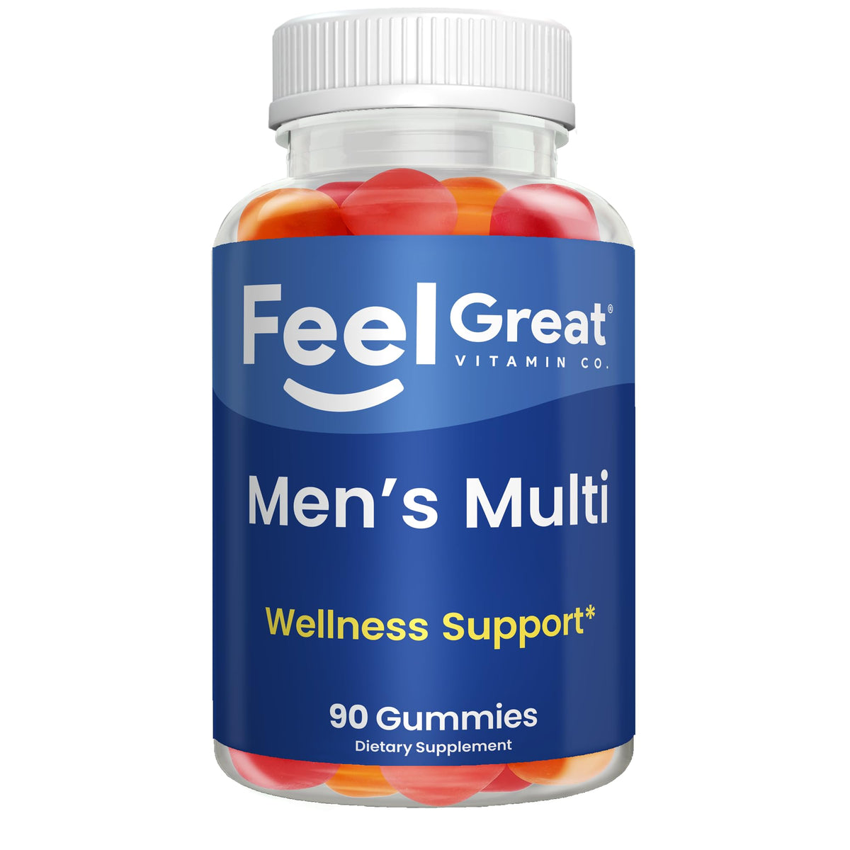 The Feel Great Vitamin Company Men's Multivitamin Gummies - 90 Gummies