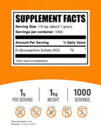 BulkSupplements.com Glucosamine Sulfate Powder