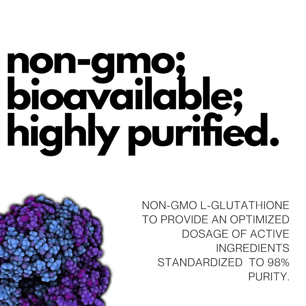 FOLIUS LABS Ultra High Strength L-Glutathione 98% Supplement