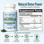 BioOptimal USDA Organic Chlorella Cracked Cell Wall - 120 Tablets - image 3