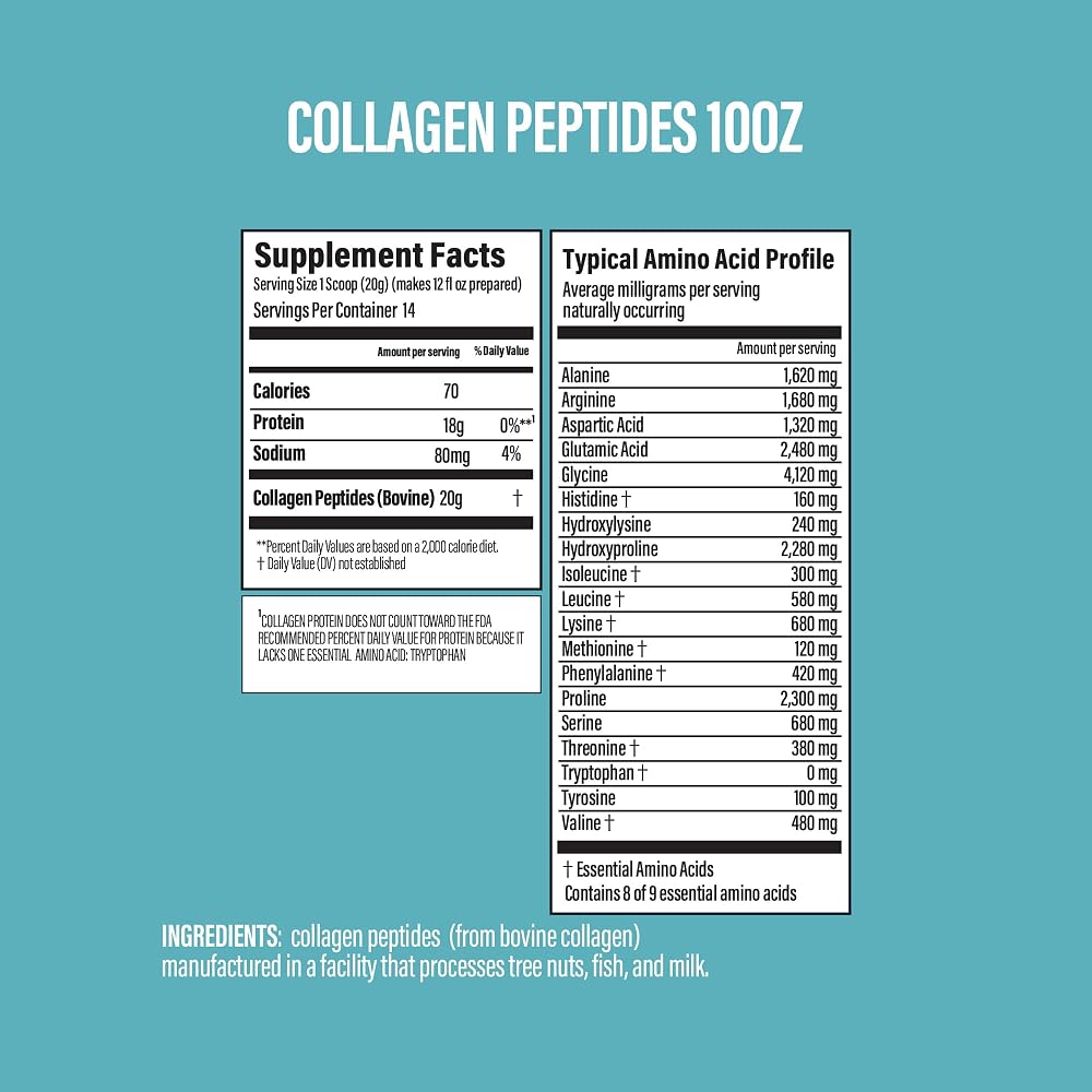 BUBS Naturals Bubs Naturals Collagen Peptides Pasture Raised Grass