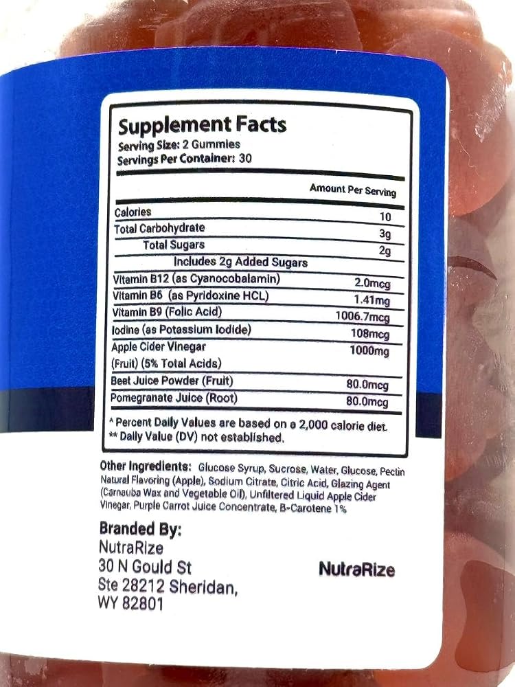 NutraRize Keto Accal ACV Gummies - 120 Gummies (2 Pack) - image 6