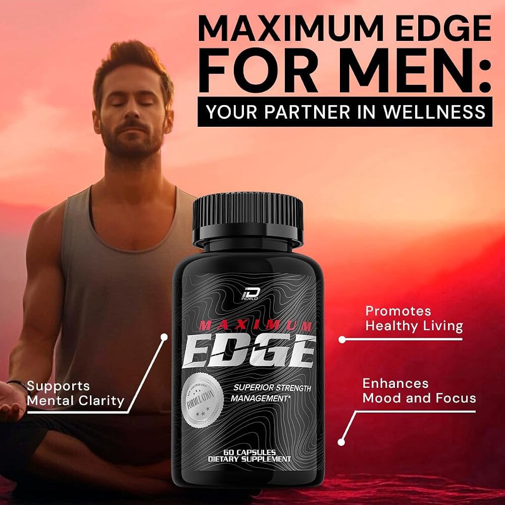 Indelo Maximum Edge for Men Vitamin Complex - 120 Capsules - image 4