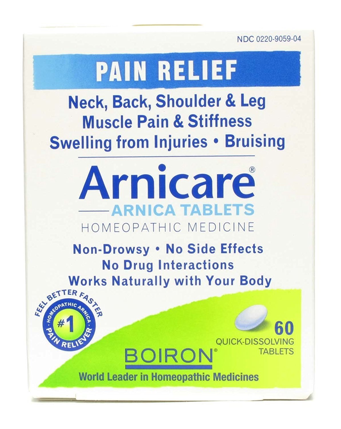 Boiron Arnicare Arnica Tablets - 180 Tablets (Pack of 3)