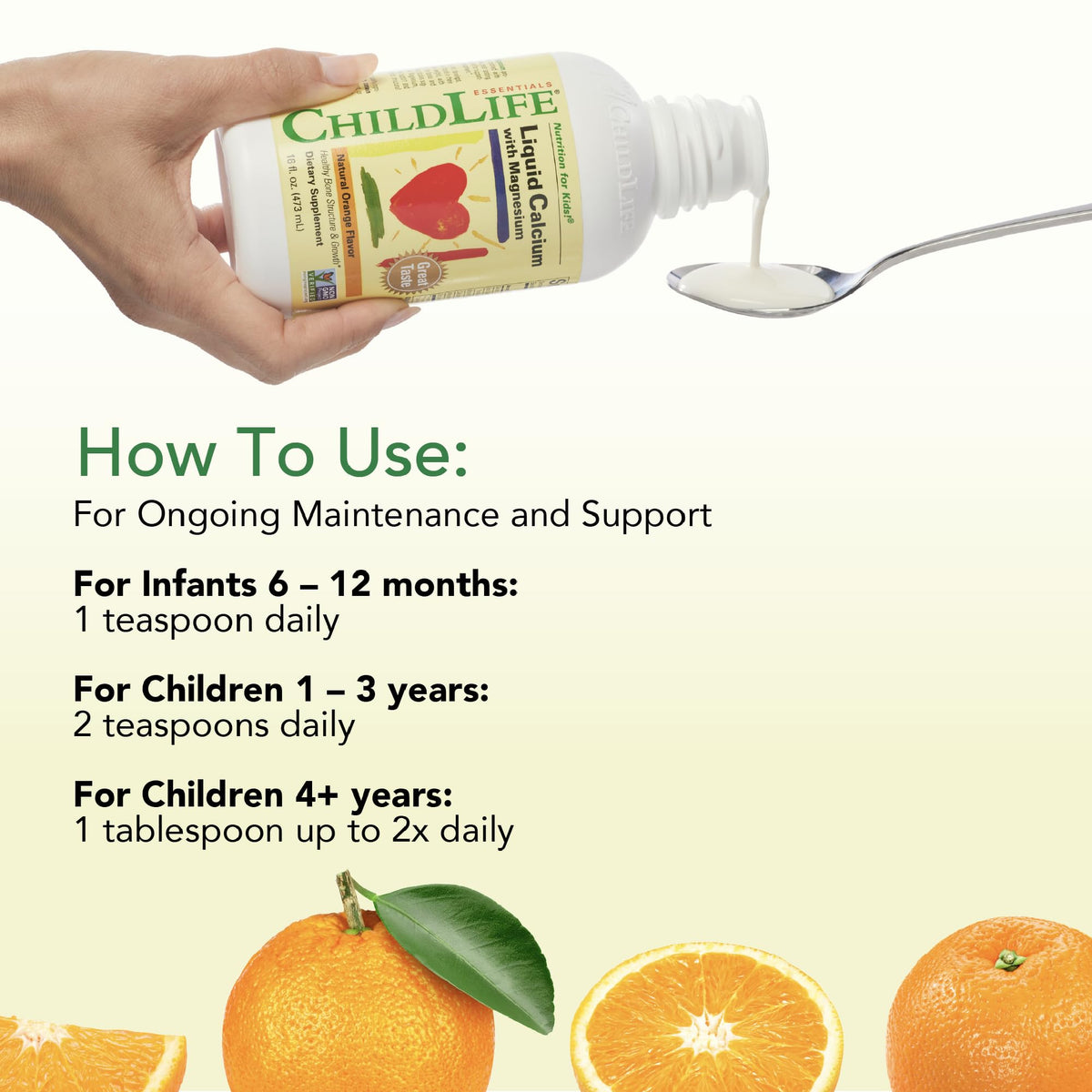 ChildLife Essentials Liquid Calcium Supplement for Kids - 16 fl oz - image 7