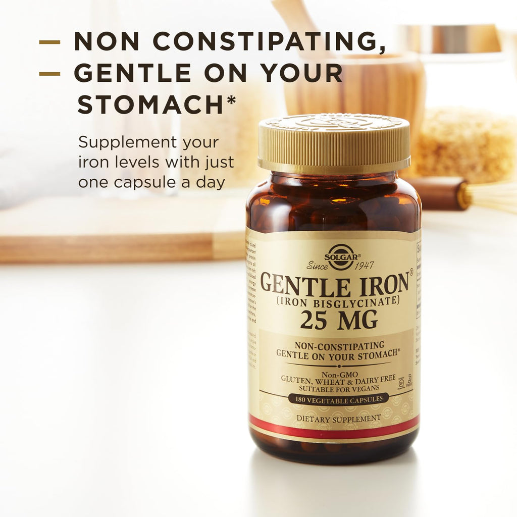 Solgar Gentle Iron 25mg - 180 Vegetable Capsules - image 4