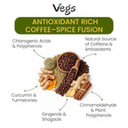 Vegs Turmeric Green Coffee Energy & Focus - 60 Pyramid Bags - image 6