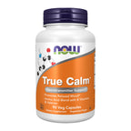NOW Supplements True Calm with Magnesium GABA B Vits - 90 Vegetarian Capsules