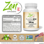 Zen Supplements Buffered Vitamin C 500mg - 120 Vegetarian Capsules - image 2