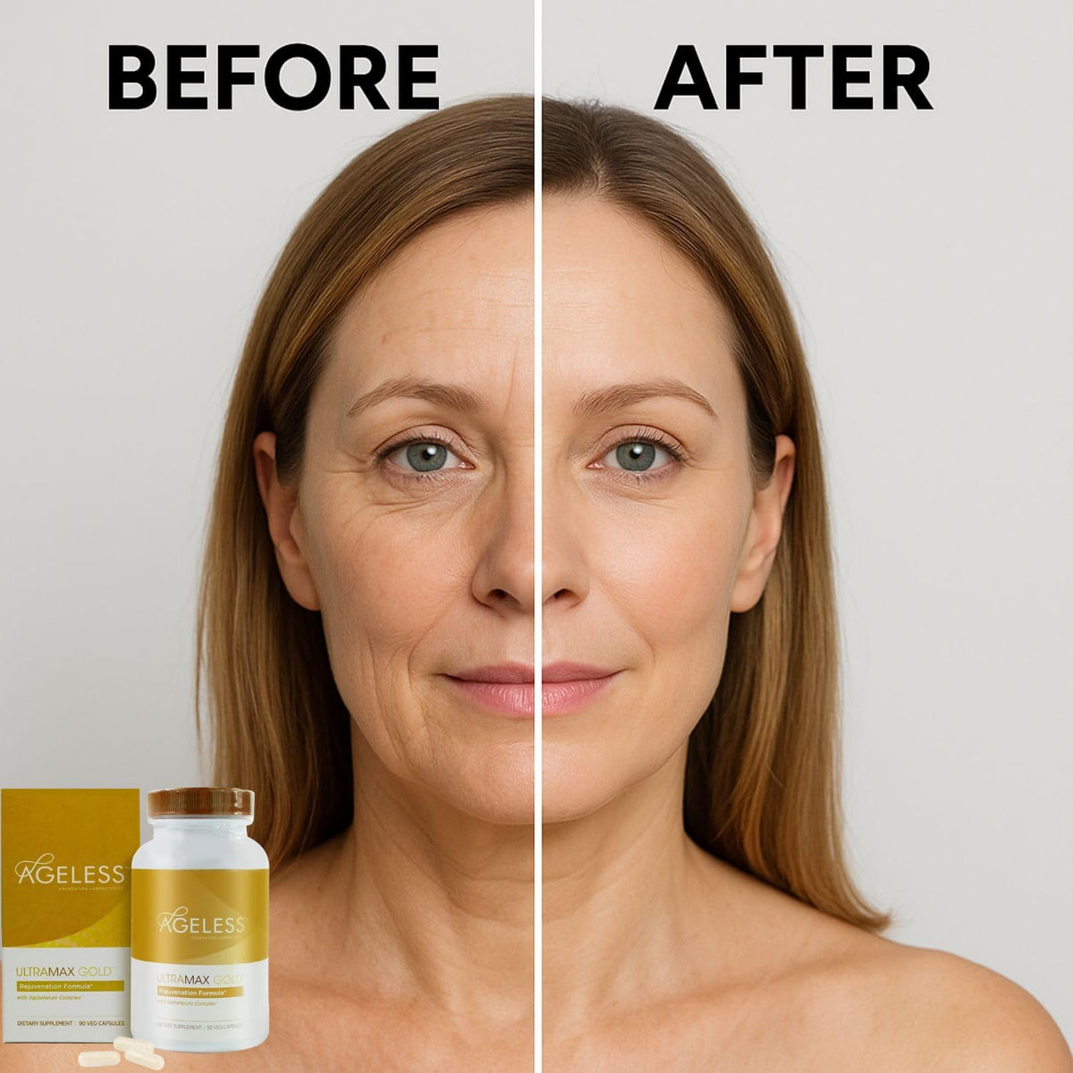 Ageless Foundation Laboratories HGH Ultra MAX Gold - 90 Capsules - image 2