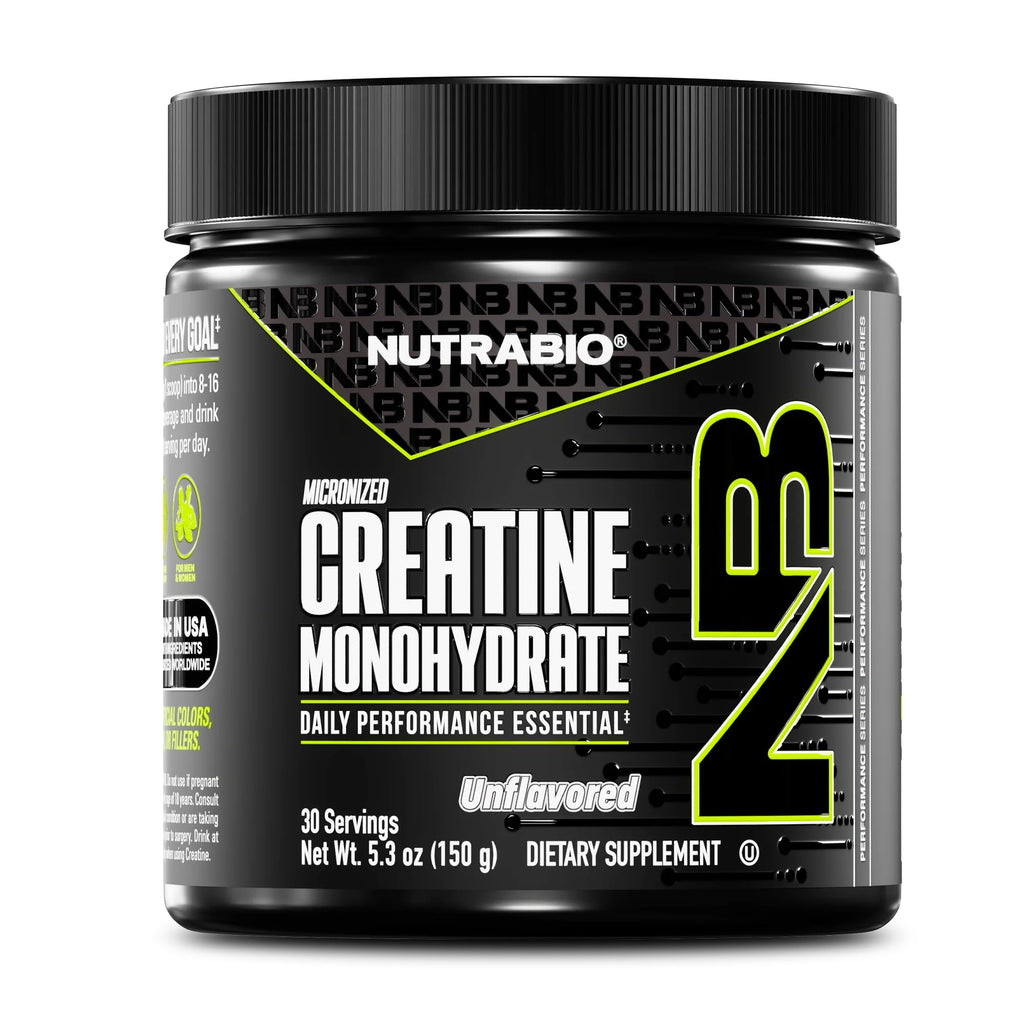NutraBio Pure Micronized Creatine Monohydrate Powder - 150g