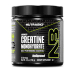 NutraBio Pure Micronized Creatine Monohydrate Powder - 150g