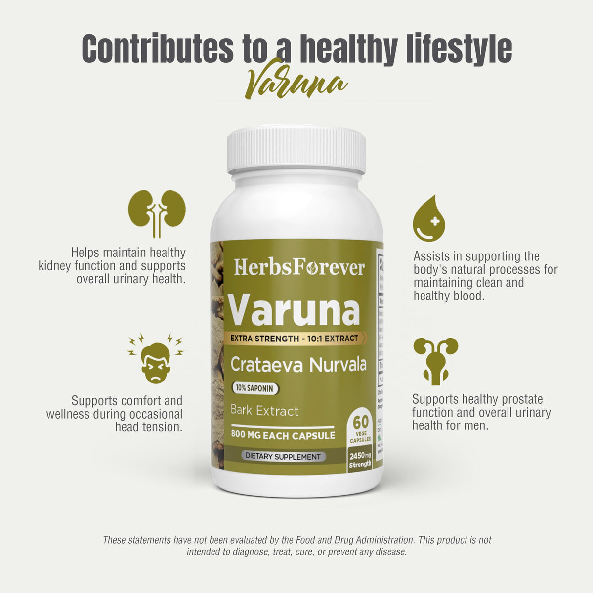 Herbsforever Varuna Extract Capsules for Bladder & Kidney - 60 Capsules - image 8