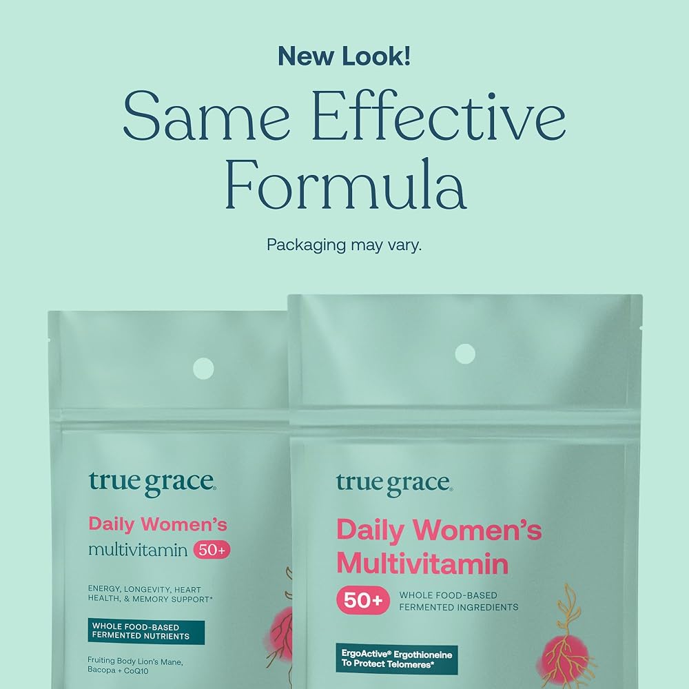 True Grace Daily Women’s Multivitamin 50+ - 60 Easy-to-Swallow