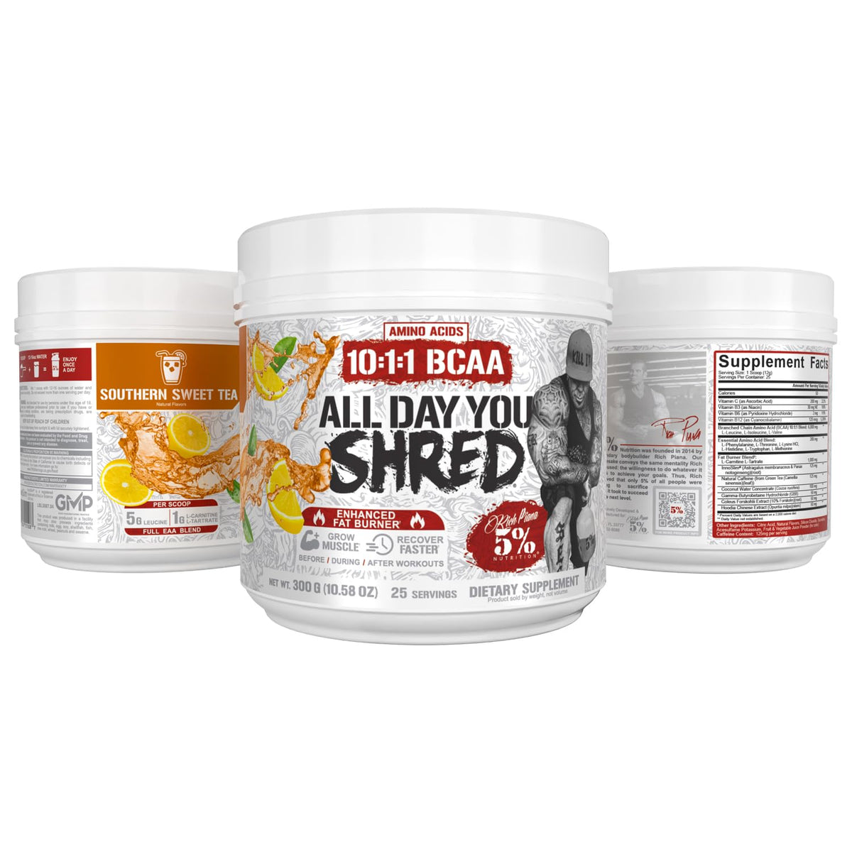 5% Nutrition AllDayYou Shred Fat Burner BCAA Powder - 9.96 oz - image 9