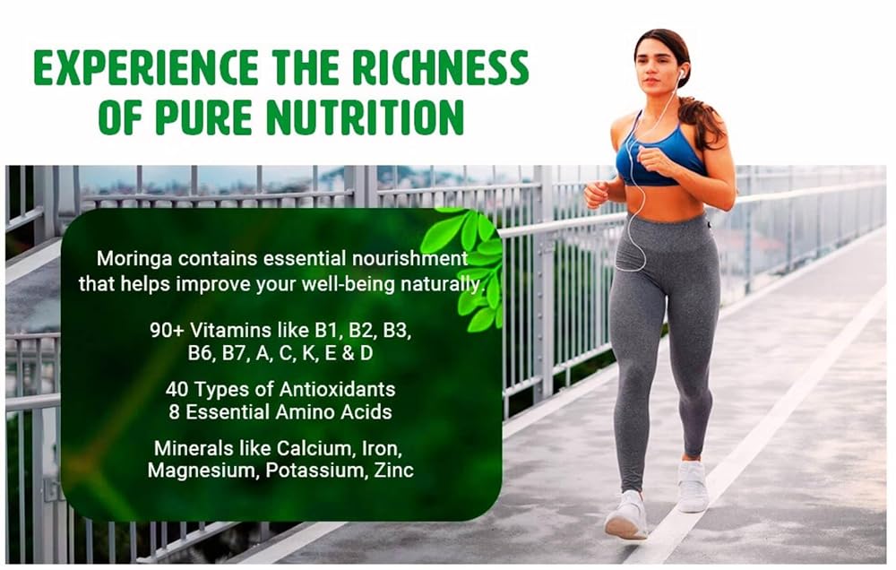 WAY 4 ORGANIC Moringa Turmeric Ginger Tablets - 300 Count - image 7