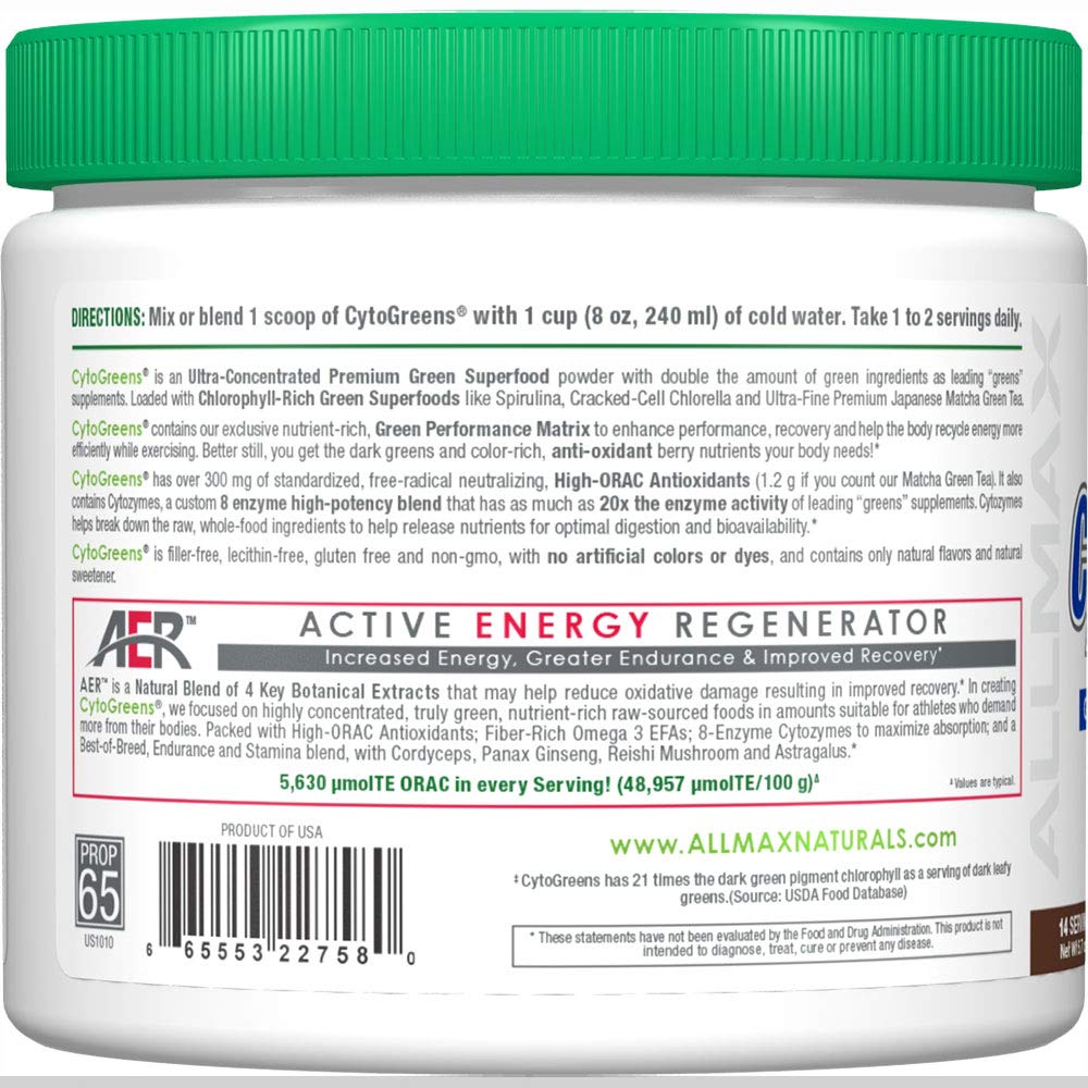 ALLMAX CytoGreens Super Greens Powder