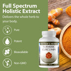 Tattva's Herbs Turmeric Curcumin 500mg Joint Support - 240 Capsules - image 3