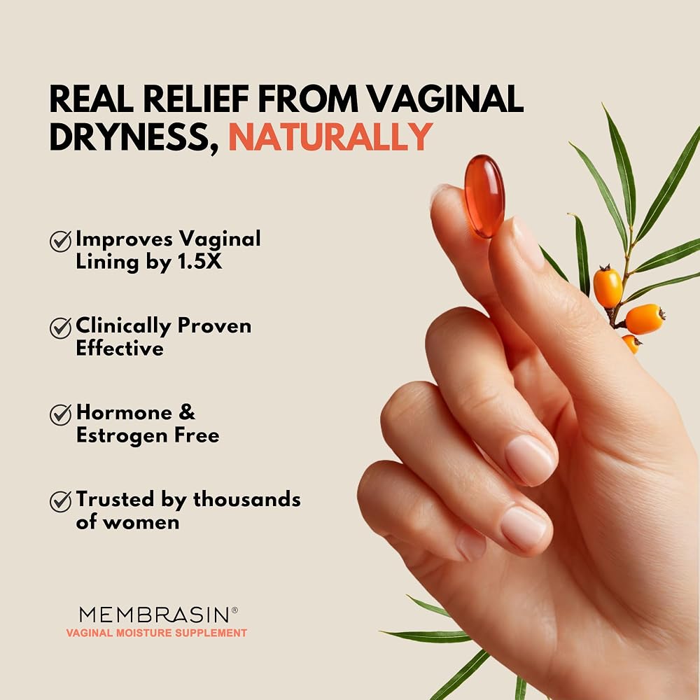Membrasin Vitality Pearls Feminine Hydration - 60 Softgels - image 2