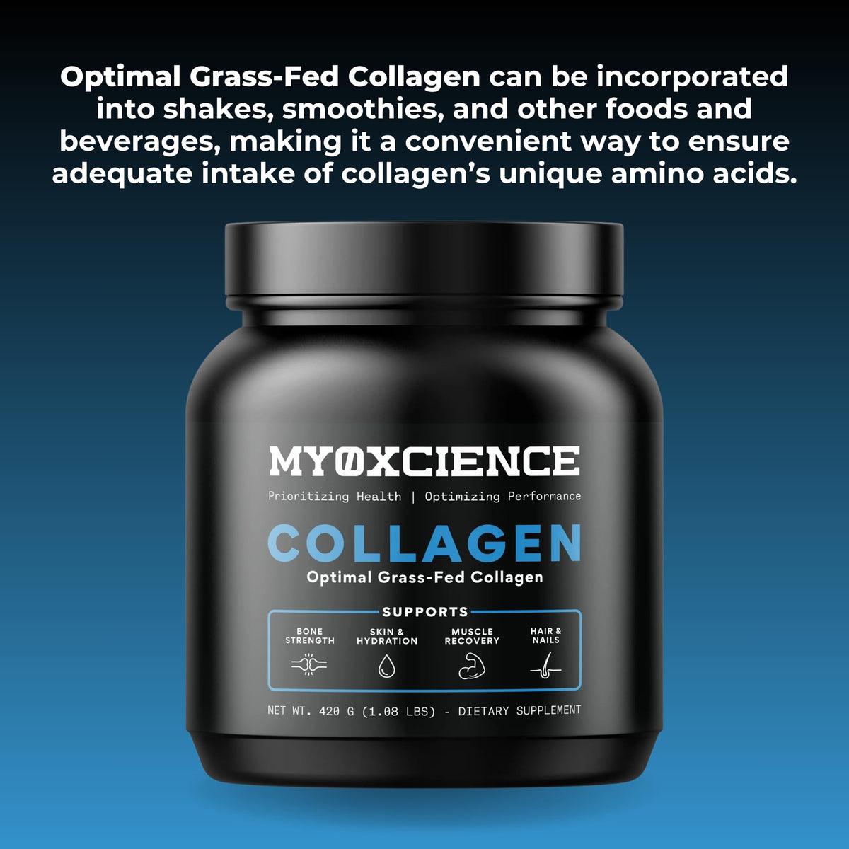 MYOXCIENCE Optimal Grass-Fed Collagen Powder - 30 Servings - image 6