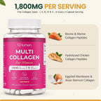 Lumen Naturals Multi Collagen for Women - 180 Capsules - image 7