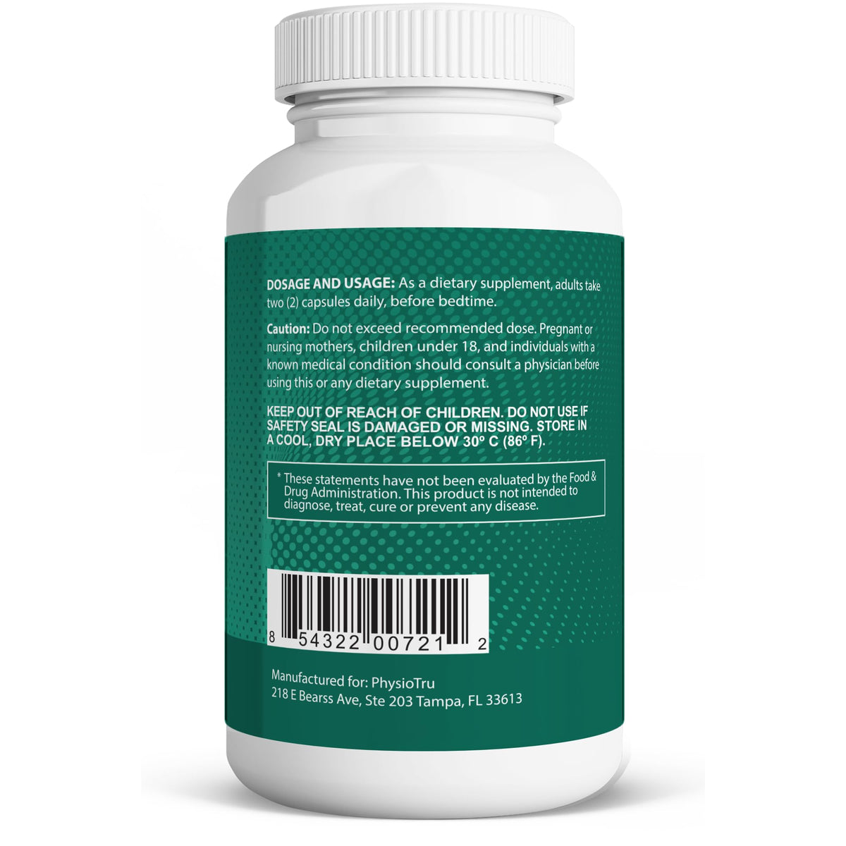 PhysioTru Physio Flora Curcumin Piperine