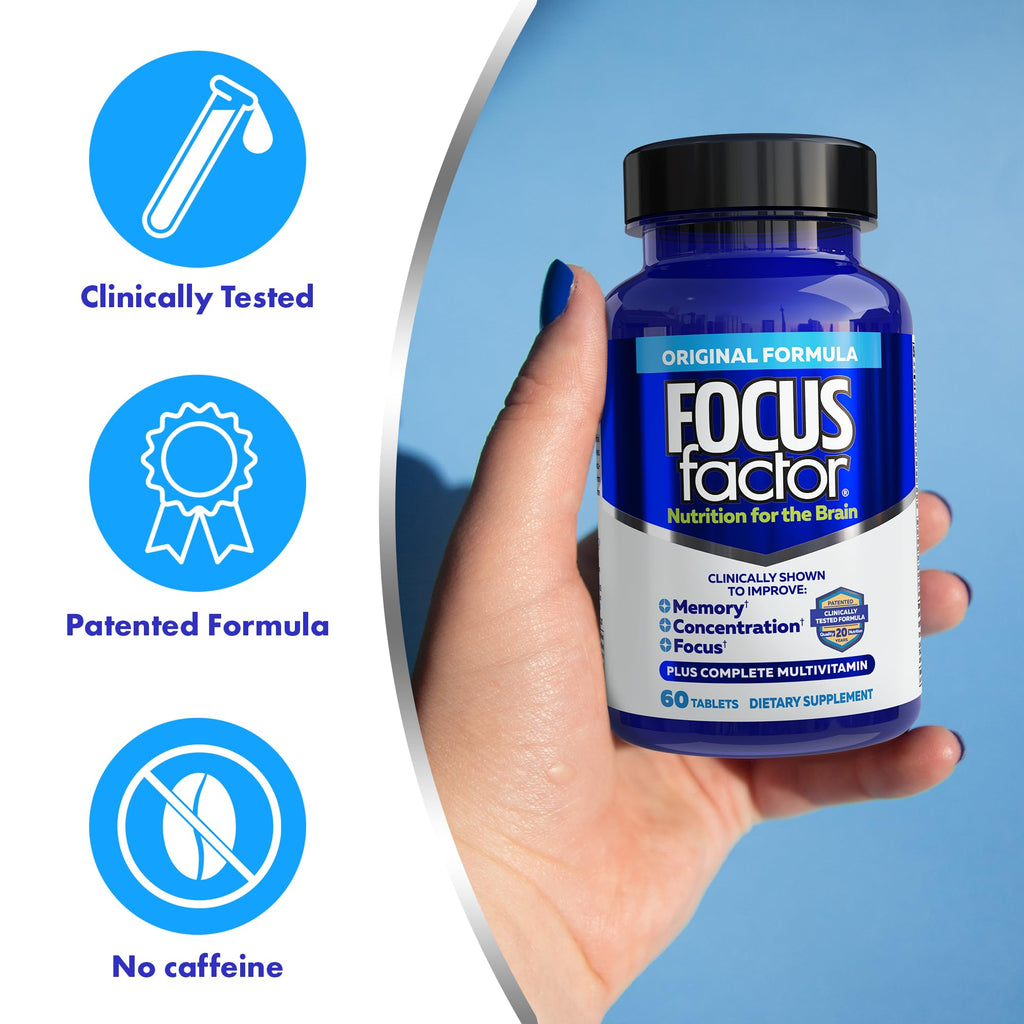 Focus Factor Brain Supplement for Memory & Concentration - 60 Tablets - image 4