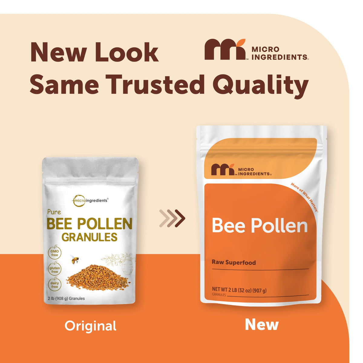 Micro Ingredients Bee Pollen Granules Raw Superfood - 2 lb - image 2