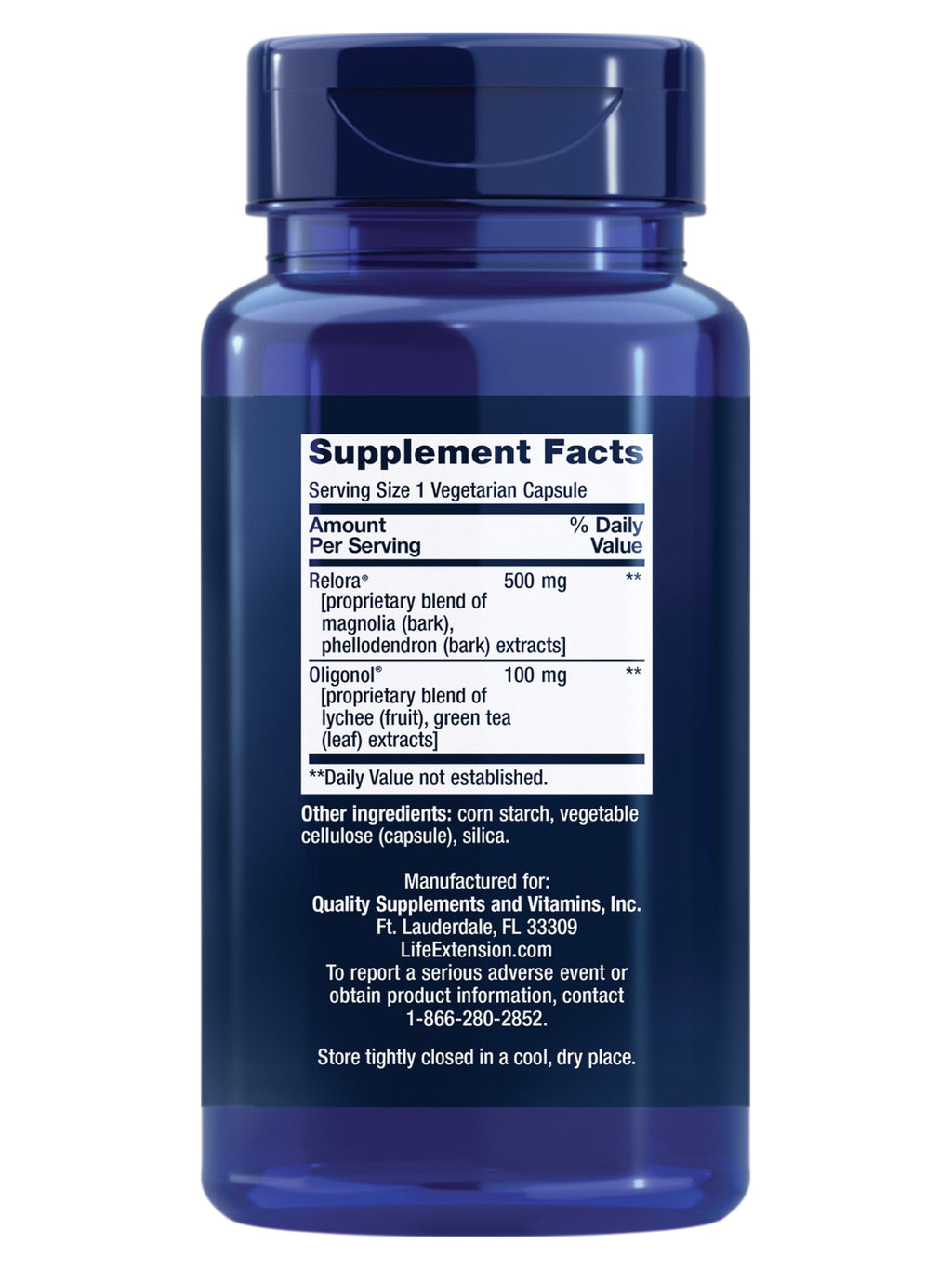 Life Extension Cortisol-Stress Balance - 30 Vegetarian Capsules - image 2