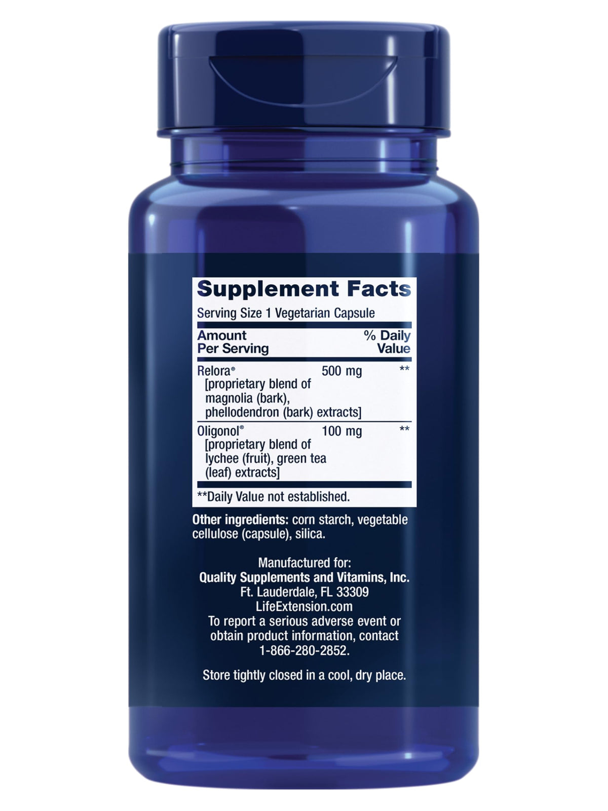 Life Extension Cortisol-Stress Balance - 30 Vegetarian Capsules - image 2