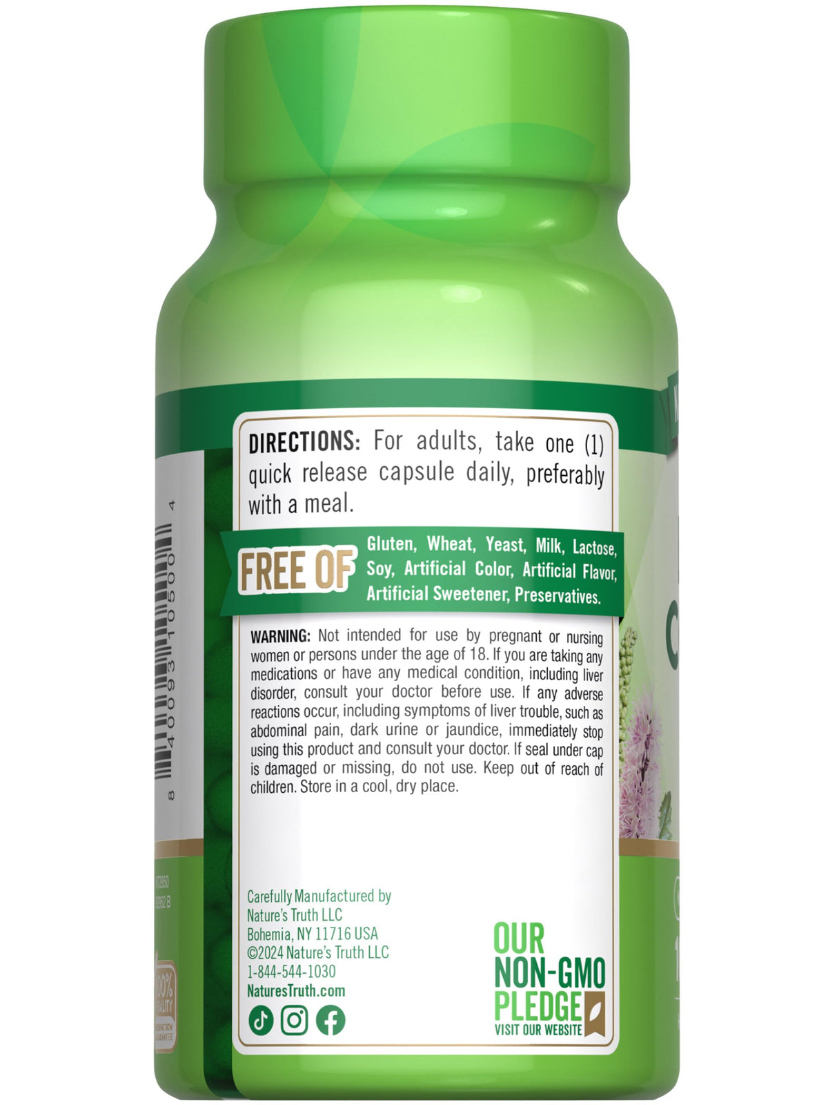 Nature's Truth Black Cohosh Root Extract - 100 Capsules - image 6