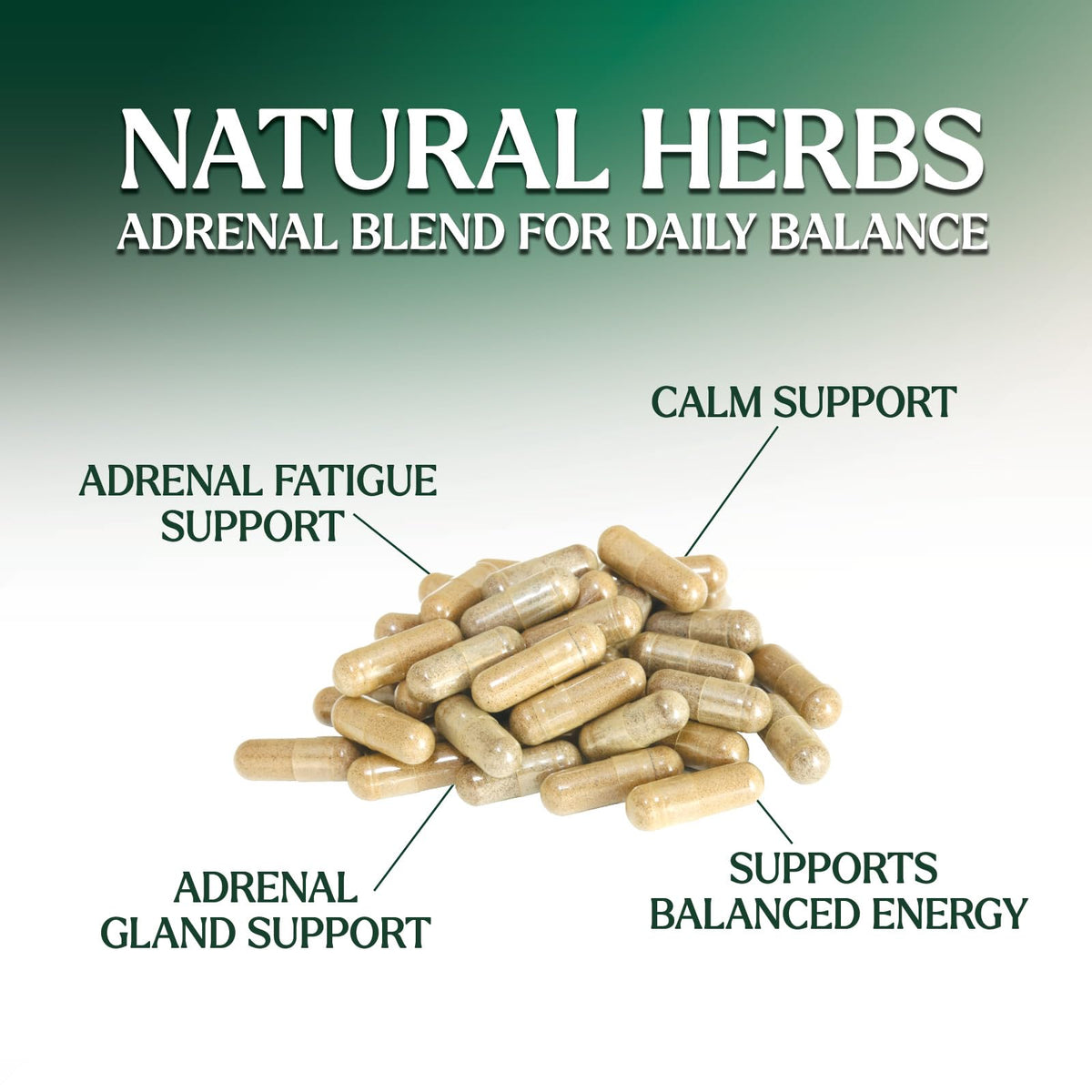 Nature's Nutrition Adrenal Support Supplement - Advanced Cortex