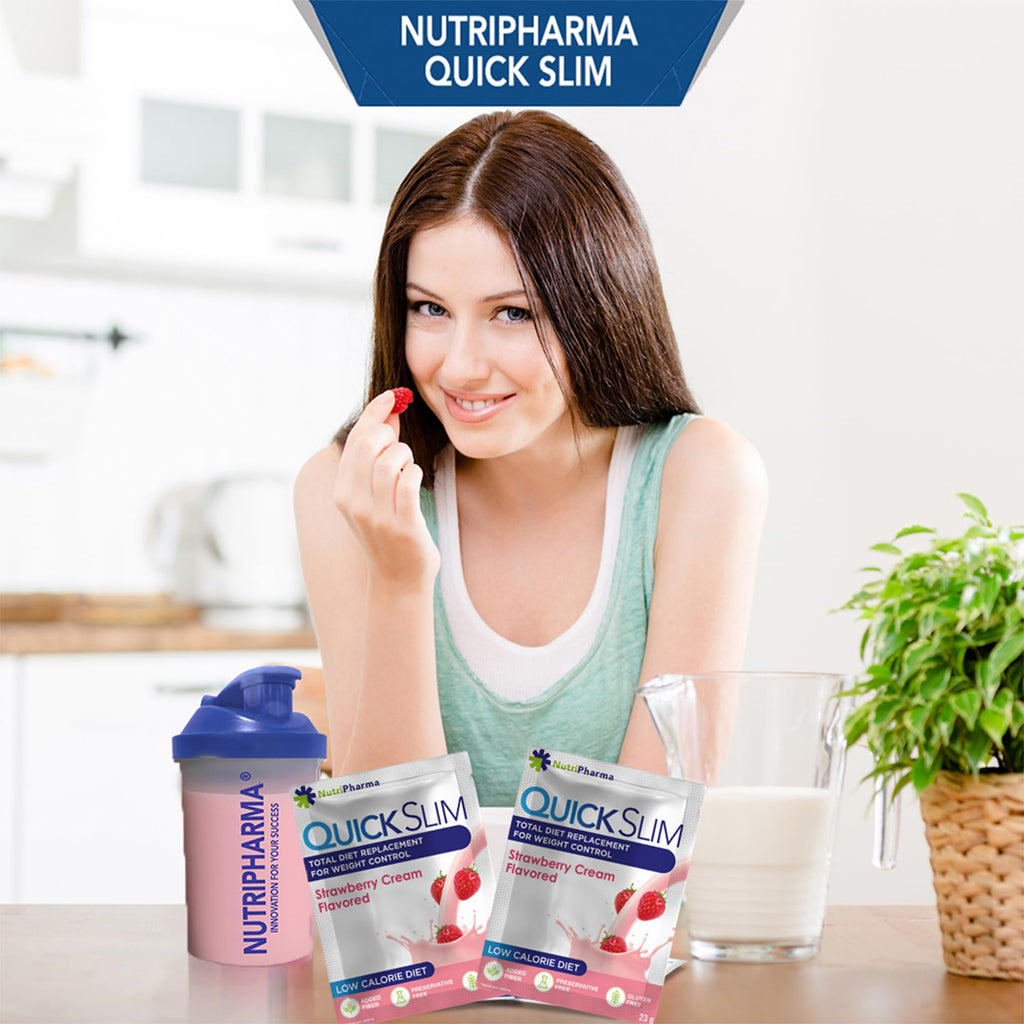 NUTRIPHARMA Quick Slim Quick Slim Meal Replacement Shakes for Weight