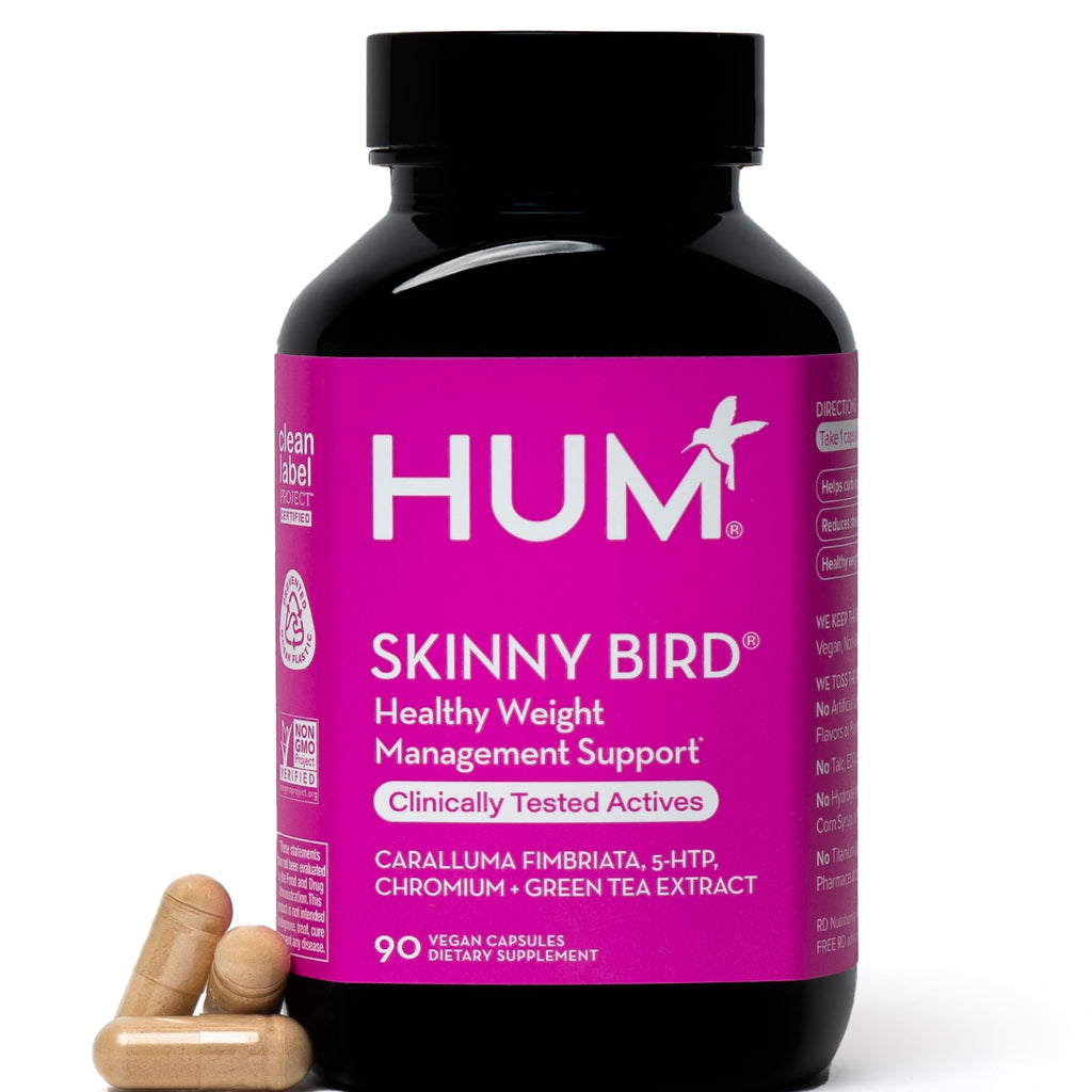 HUM Skinny Bird Green Tea Extract Appetite Support - 90 Capsules