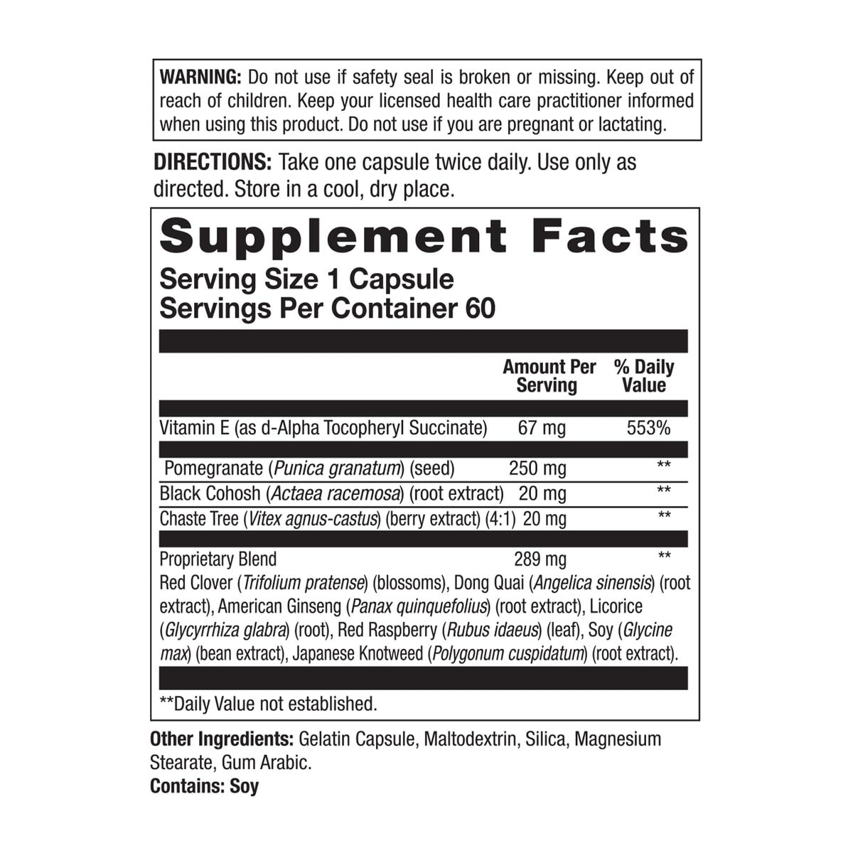 Body Gold Estro Max Menopause - 60 Capsules - image 2