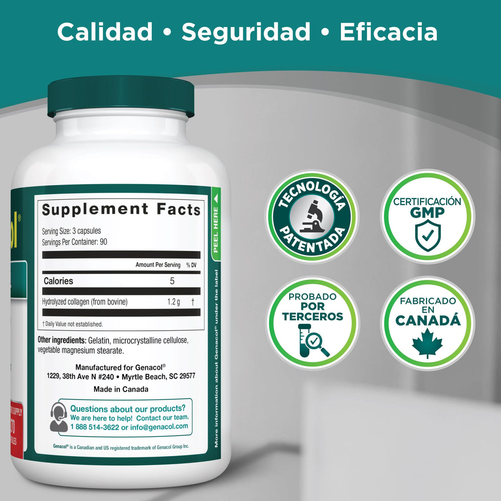 Genacol Original Hydrolyzed Collagen Joint Supplement - 270 Capsules - image 5