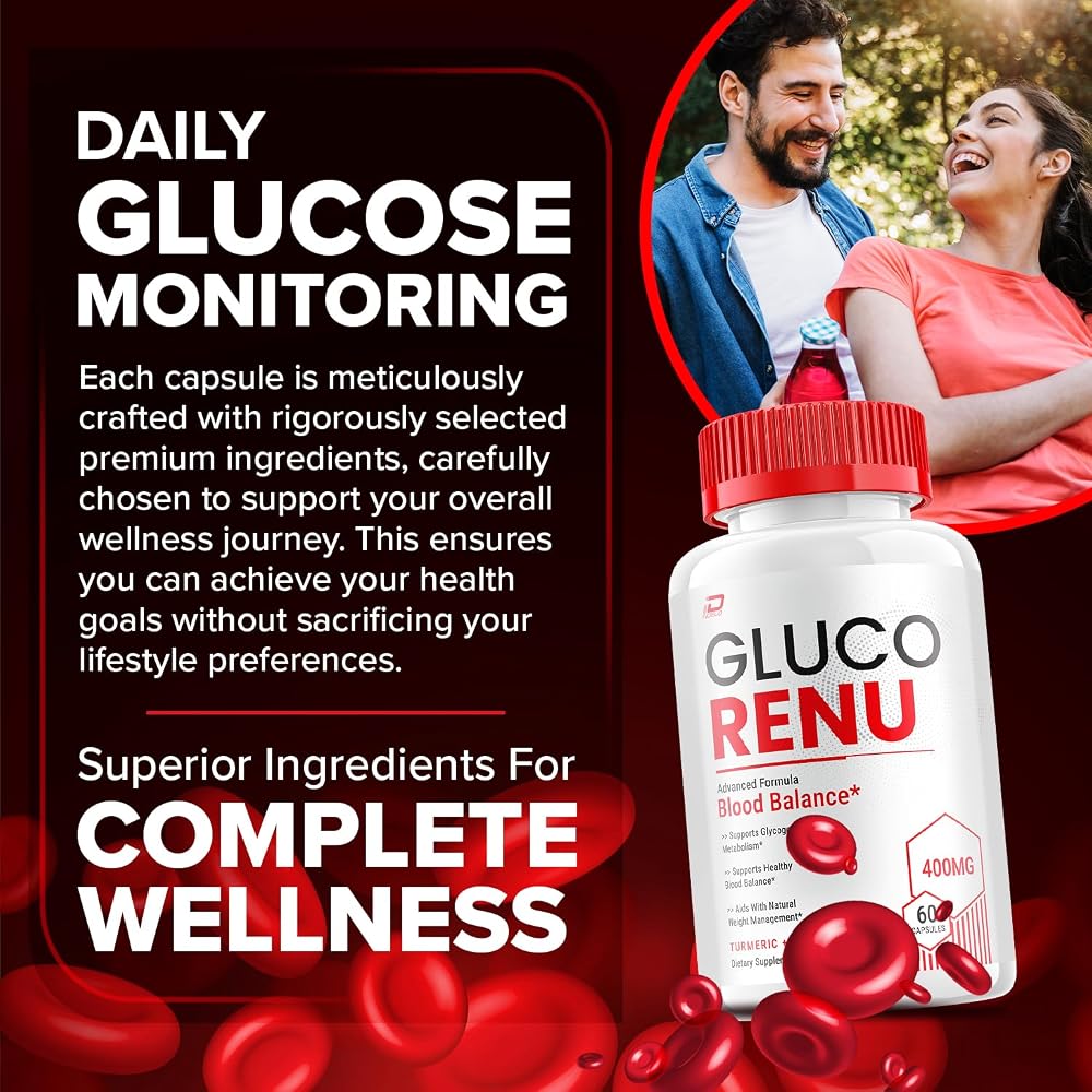 Indelo Gluco Renu Advanced Formula - 180 Capsules - image 2