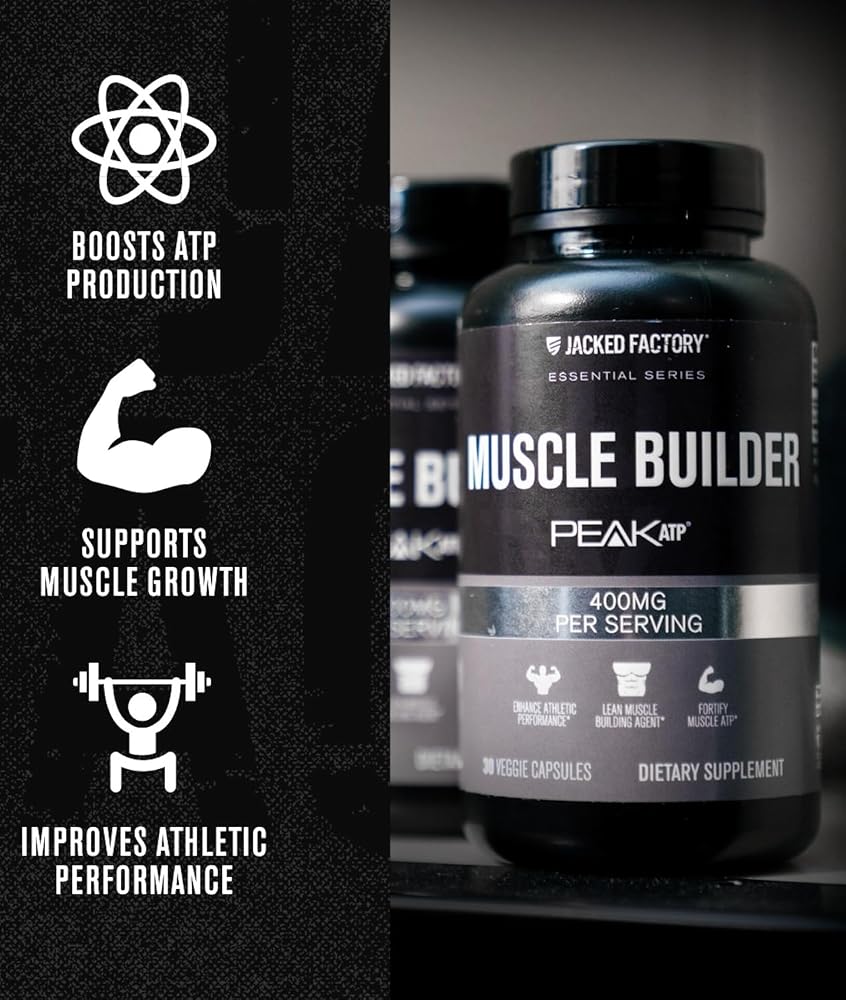 Jacked Factory Essentials Muscle Builder ATP - 30 Capsules - image 4