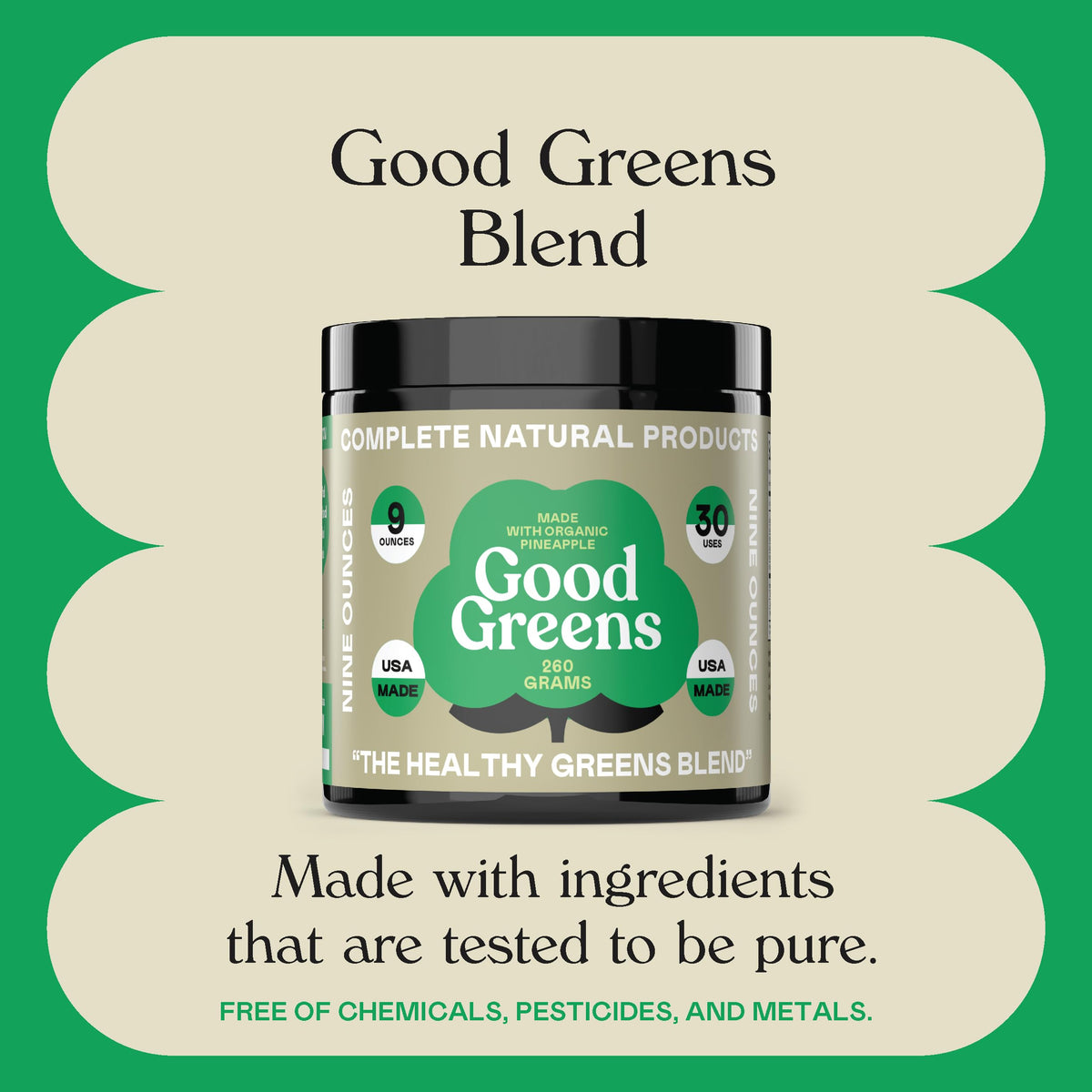 Complete Natural Products Good Greens Superfood Powder - 30 Servings - image 8