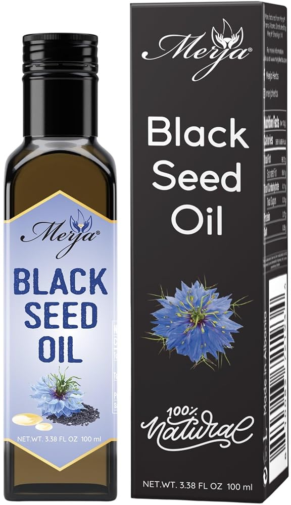 Merja Herbs Black Seed Oil 100% Pure - For Consumption - Cold Pressed