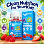 The Feel Great Vitamin Company Kids Probiotic Gummies - 30 Count - image 2