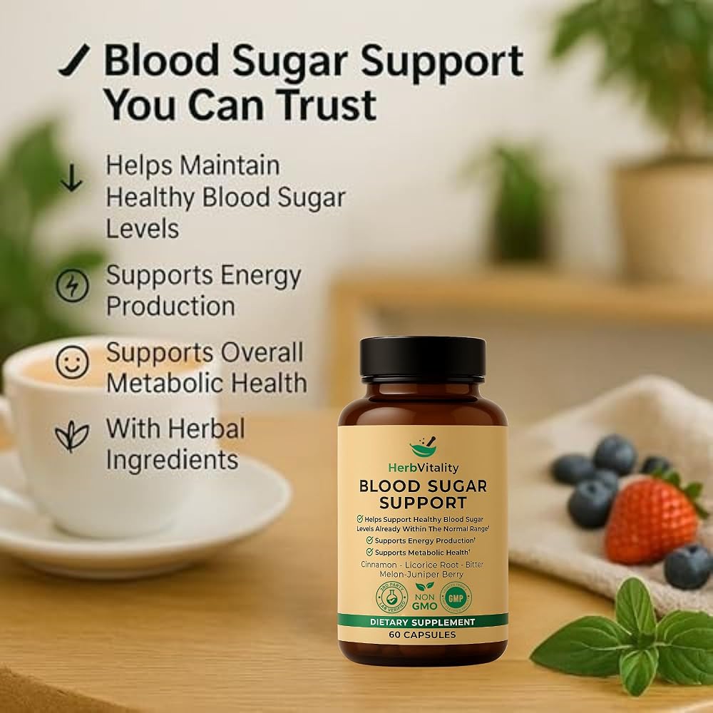 Herb Vitality Blood Sugar Support Supplement - 60 Capsules - image 7