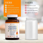 A1Vitality Vegan Turmeric Curcumin NovaSOL 1000mg - 60 Softgels - image 3