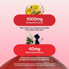 kindnature Evening Primrose Oil Gummies for Women 1000mg - 60 Gummies - image 7
